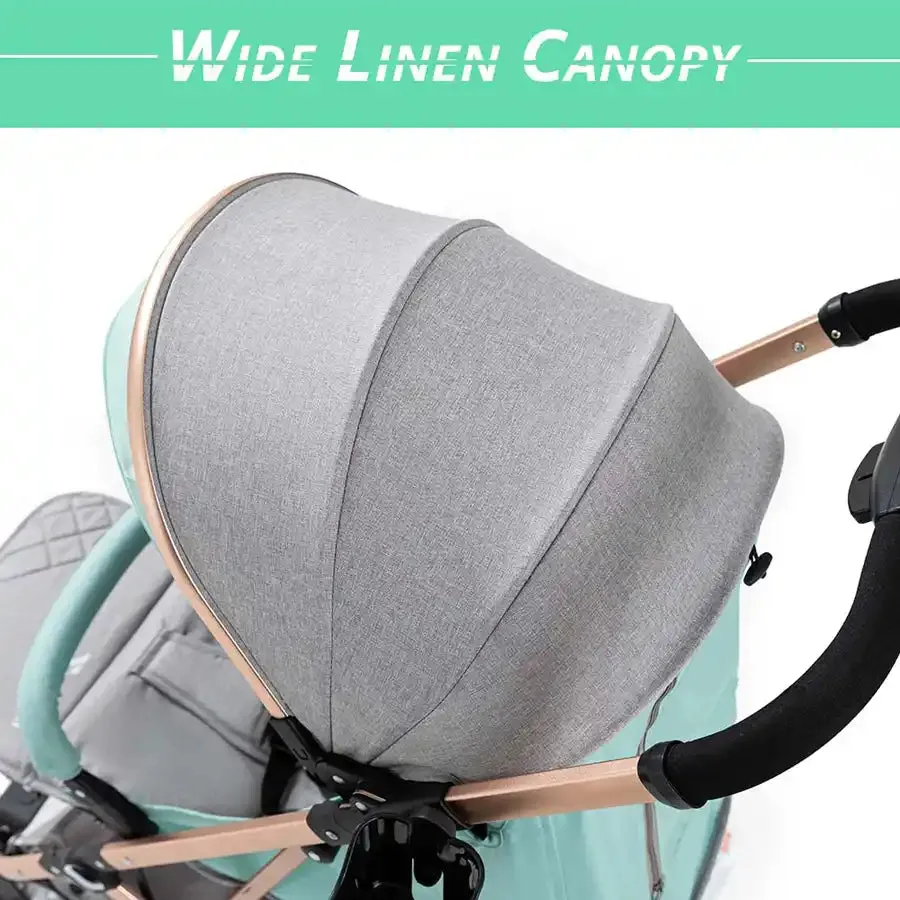 Teknum Explorer Travel Stroller (Mint Green)