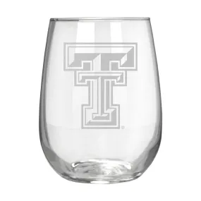 Texas Tech Red Raiders 17 oz. Stemless Wine Glass