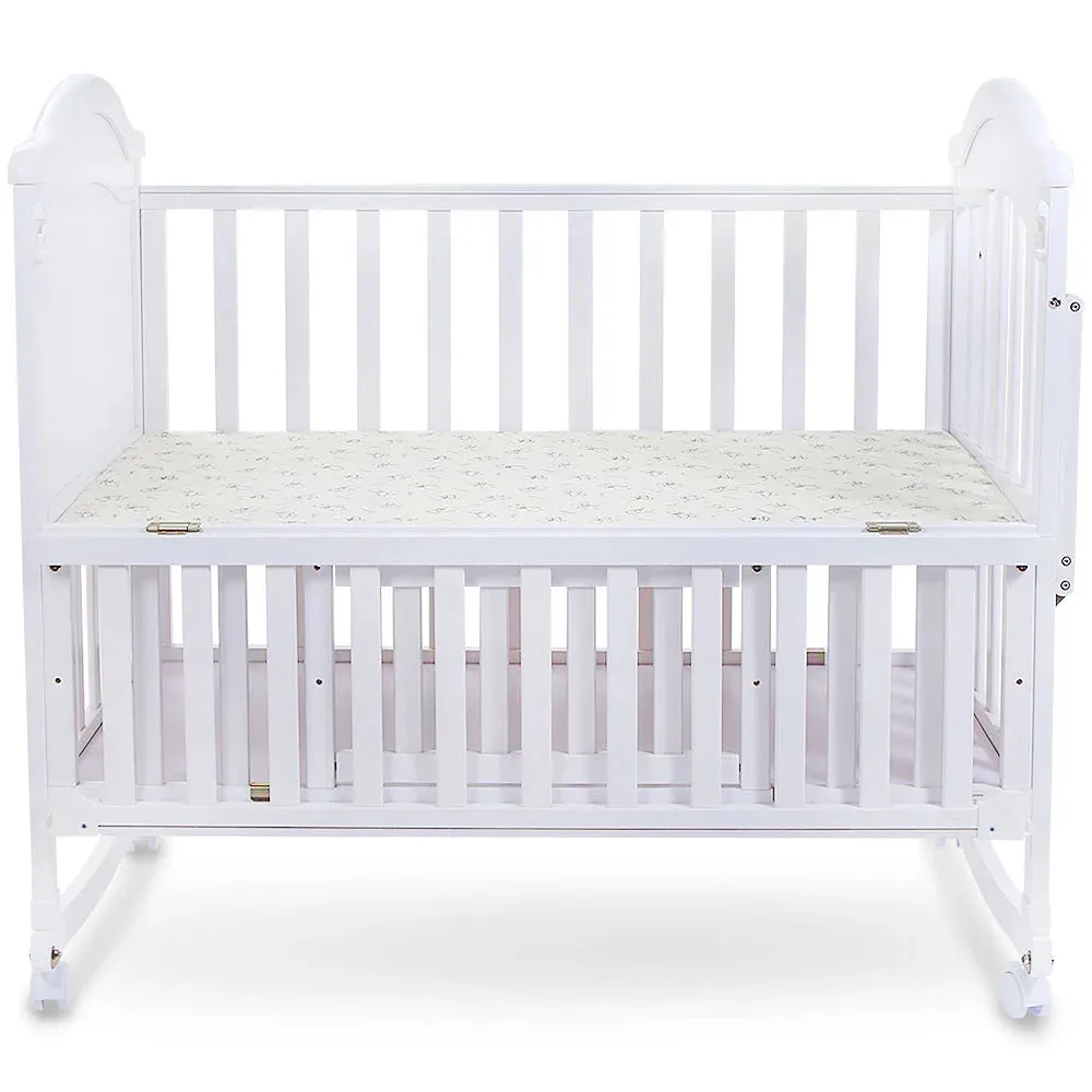 Tinnies Wooden Cot-White T901 E-C