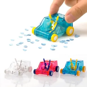 Tiny Table Dust Cleaning Car | Confetti and Dust Sweeper (Random Color)