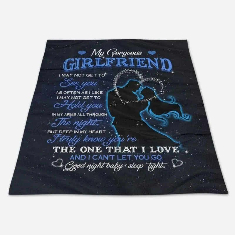 To My Girlfriend - From Boyfriend - A612 - Premium Blanket