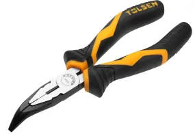 Tolsen Bent Nose Pliers 6″ (Industrial) Cr-V, Black Finish