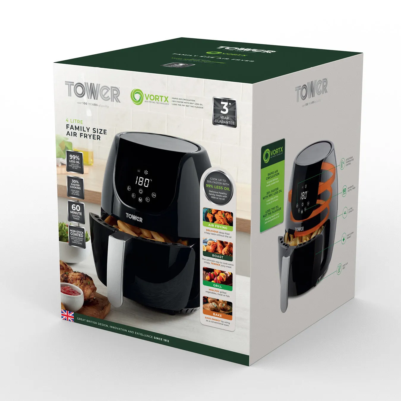 Tower Digital Air Fryer 4L