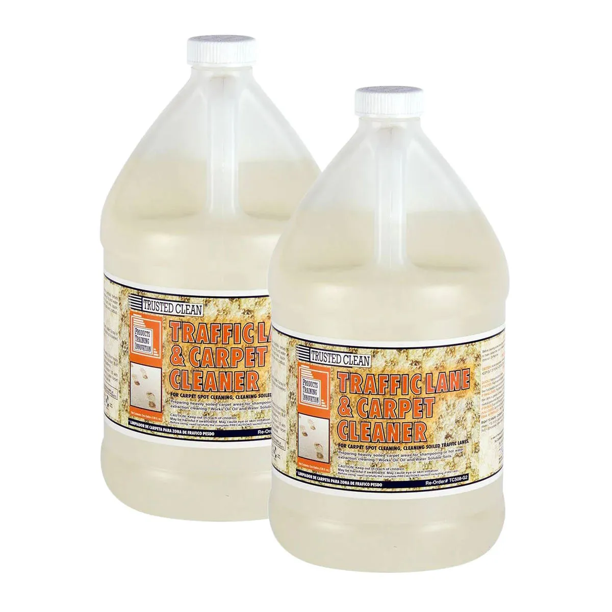 Trusted Clean 'TLC' Traffic Lane & Carpet Cleaner (1 Gallon Bottles) - Case of 2