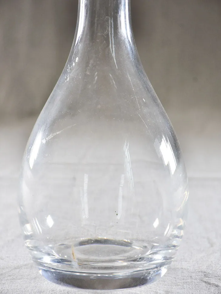 Vintage French carafe with round stopper