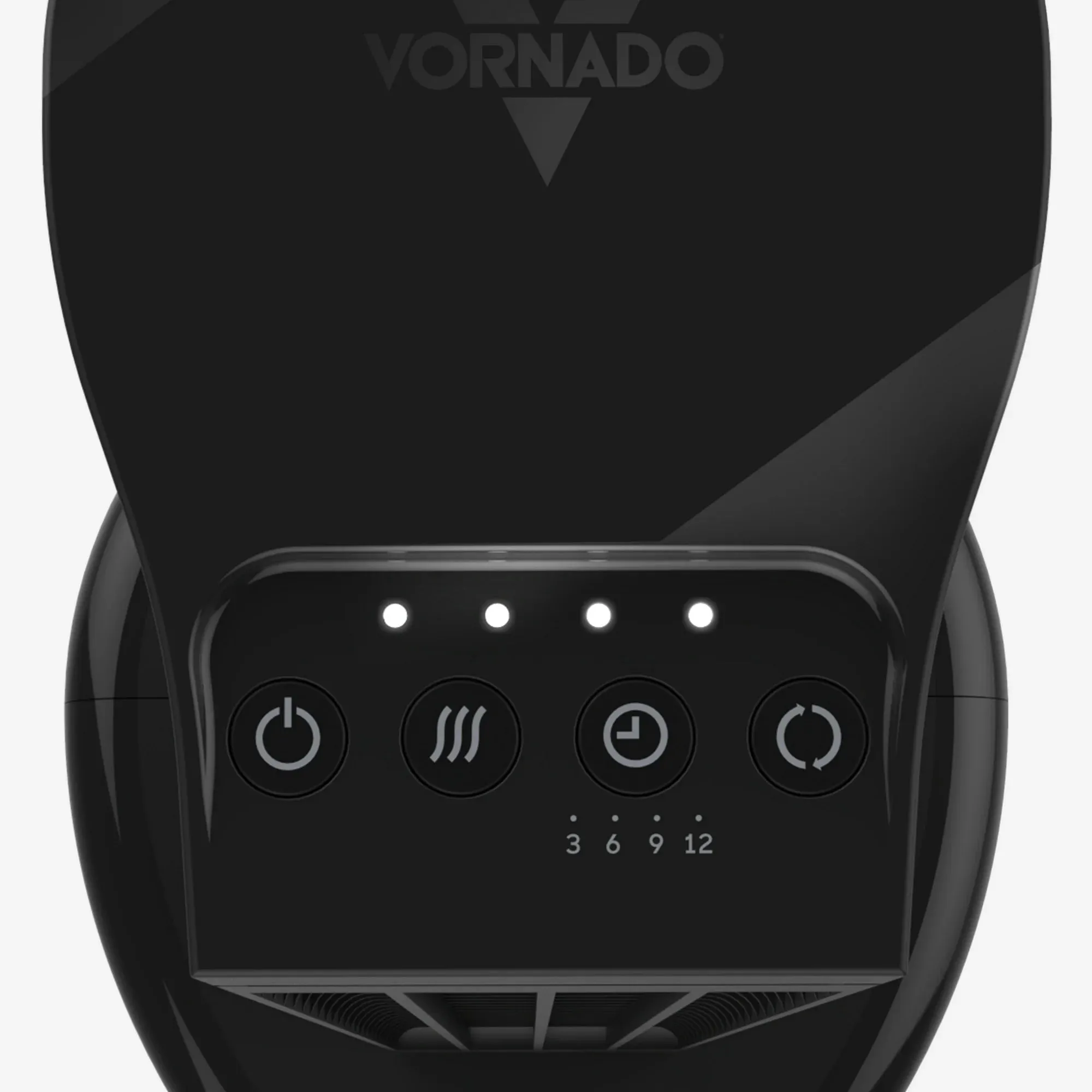 Vornado 4T Oscillating Tower Fan w/Remote Control, 40" Tall, Black