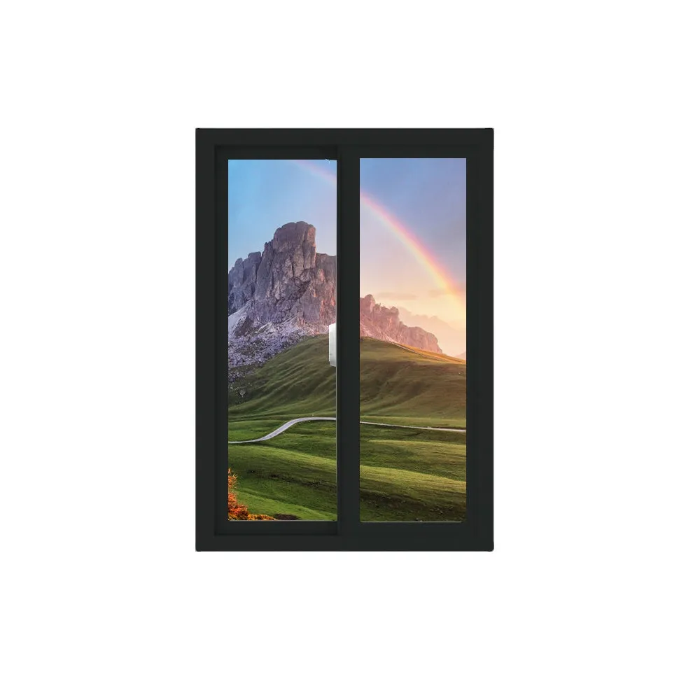 Warren 24x36 window double glazed aluminum sliding window price with mosquito net for sale