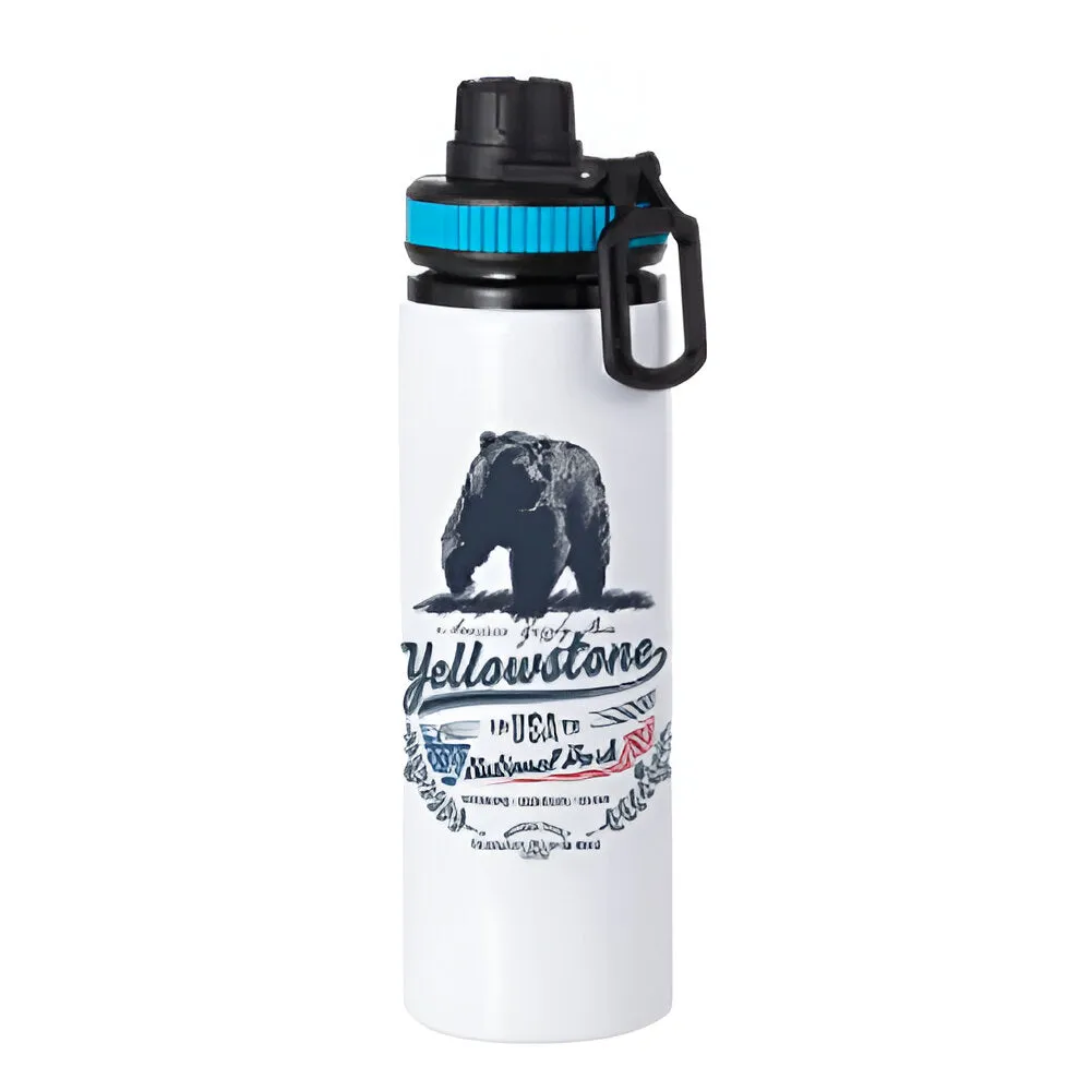 Water Bottles - PROVENTURER - 850ml Flip Bottle - BLUE