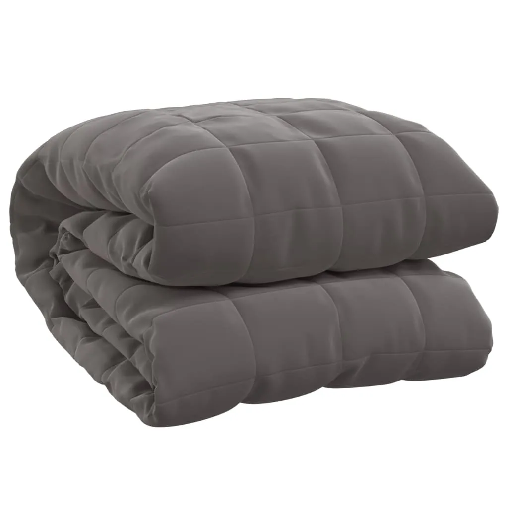 Weighted Blanket Grey 120x180 cm 9 kg Fabric