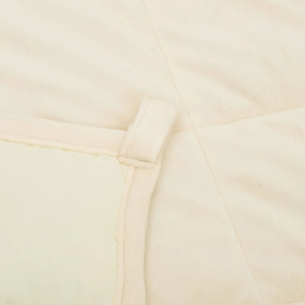 Weighted Blanket Light Cream 122x183 cm 9 kg Fabric