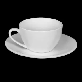 White 6 Oz | 180 Ml Cappuccino Cup & Saucer