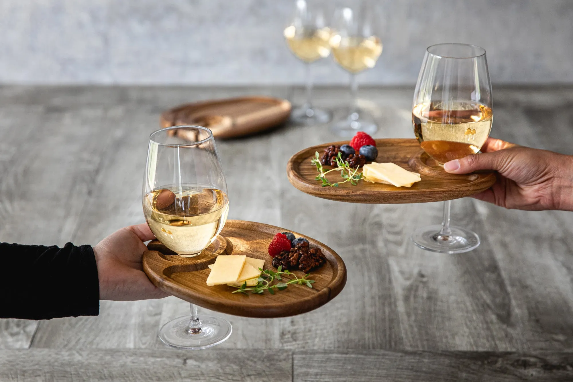 Wine Appetizer Plate Set Of 4