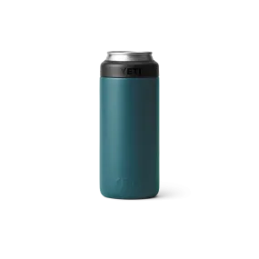 Yeti Rambler 12oz Agave Teal Slim Can Cooler