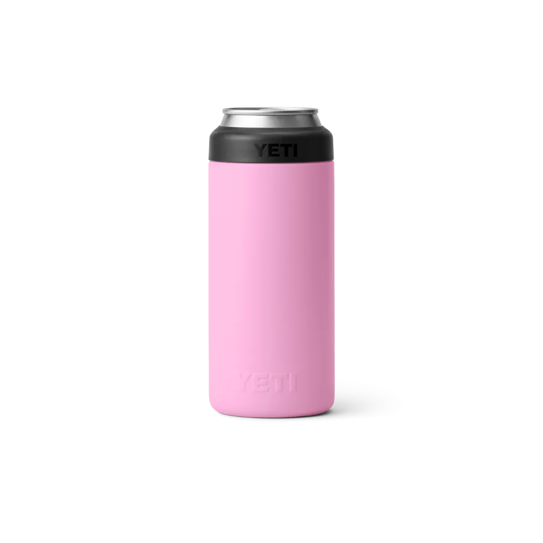 Yeti Rambler 12oz Power Pink Slim Can Cooler