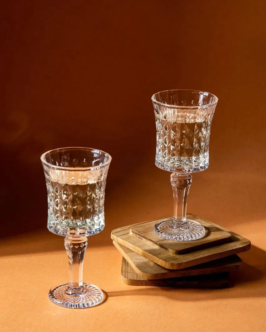 Zane Wine & Champagne Glasses | Set of 4 | 3 x 6 inches