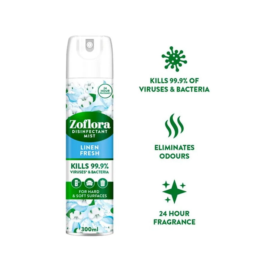 Zoflora Linen Fresh Aerosol Mist 300ml